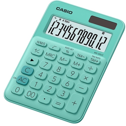 [D82865] Calcolatrice da tavolo MS-20UC verde Casio