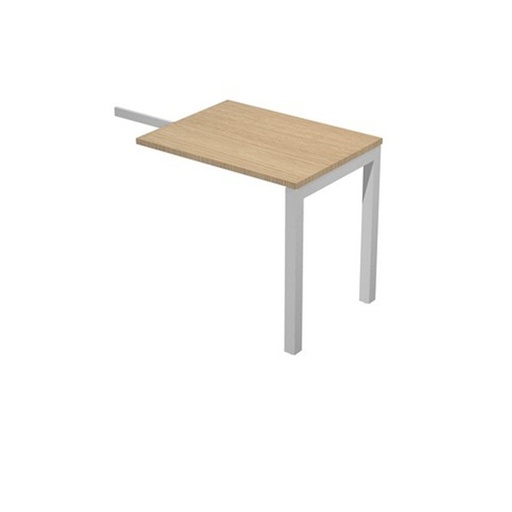 [D82879] Allungo dx/sx per scrivania singola 80x60x72,5cm Rovere - Agora'