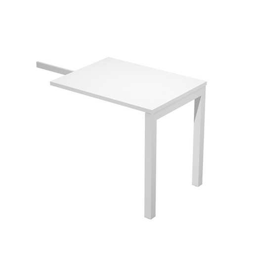 [D82880] Allungo dx/sx per scrivania singola 80x60x72,5cm Bianco - Agora'