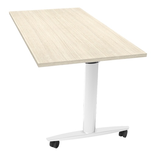 [D82896] Tavolo multifunzione c/ruote 160x80xH73,7cm Rovere - Taxi