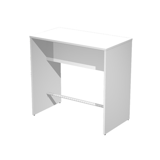 [D82925] Tavolo alto 110x70xH105cm Bianco Ristoro