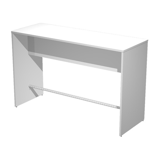 [D82927] Tavolo alto 160x70xH105cm Bianco Ristoro