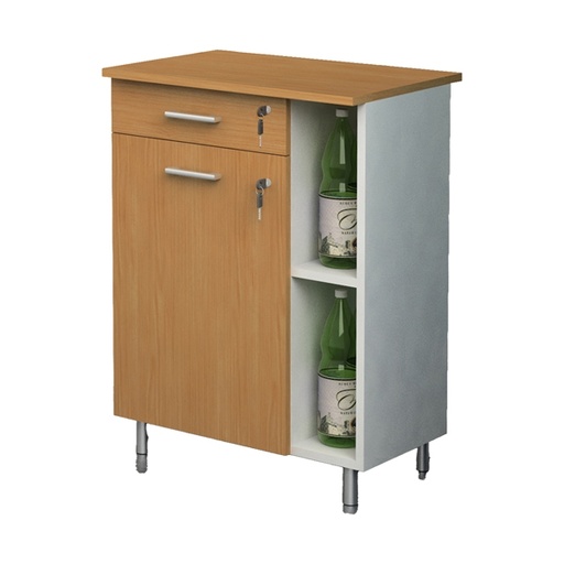 [D82930] Mobile Punto Caffe' 60x45xH84cm Bicolore - Angolo Ristoro