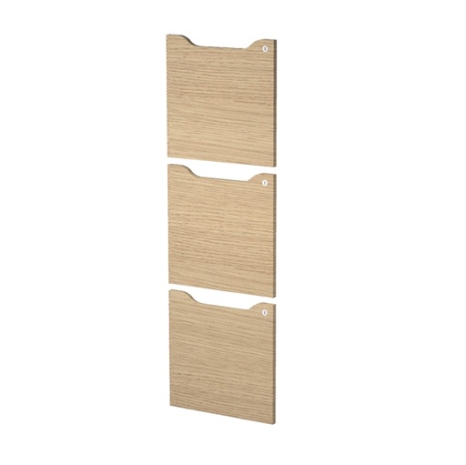 [D82941] Set 3 ante c/serratura Rovere per casellari Maxi Rainbow