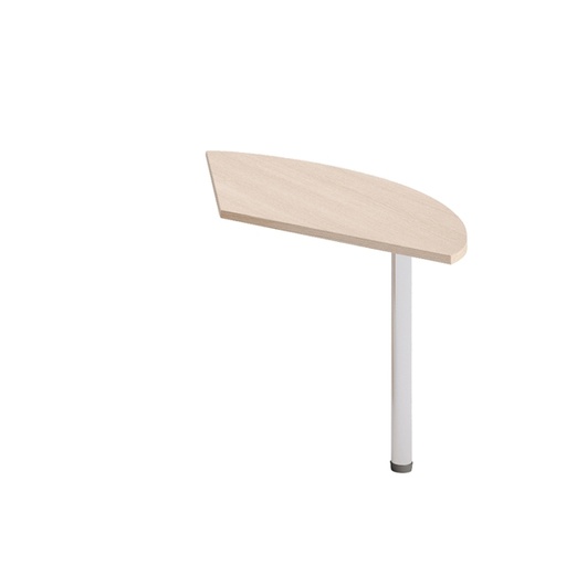 [D82948] Allungo laterale 145x67xH73cm per scrivanie Agora' Direction Rovere