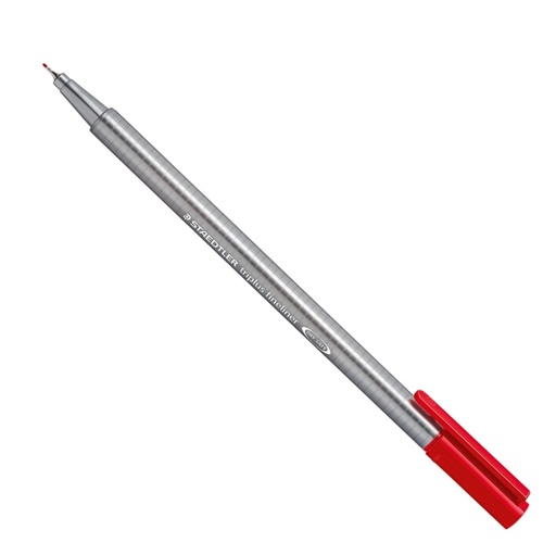[D83034] Triplus Fineliner punta 0,3mm rosso Staedtler