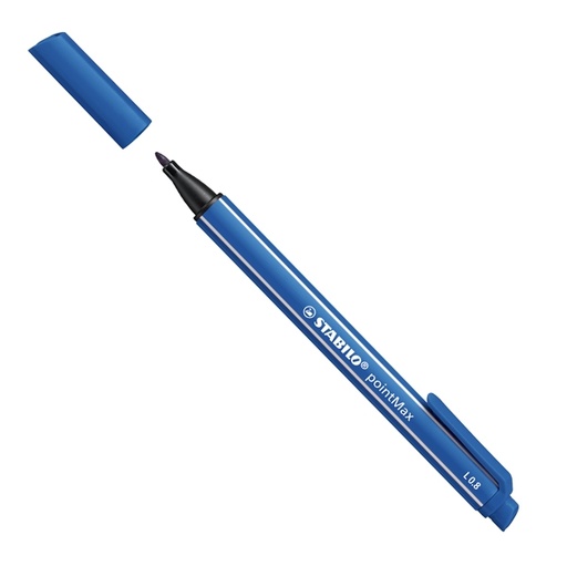 [D83064] Pennarello Point Max punta 0,8mm blu Stabilo