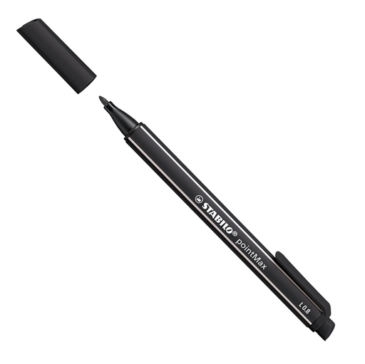 [D83065] Pennarello Point Max punta 0,8mm nero Stabilo