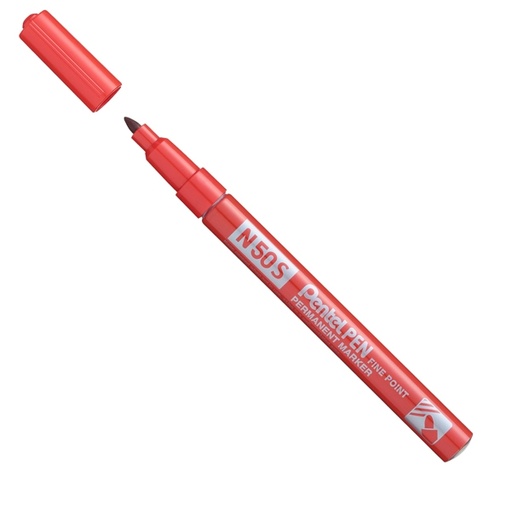 [D83082] Marcatore N50 slim rosso punta tonda 3,18mm Pentel