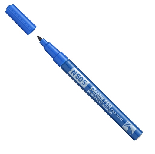 [D83083] Marcatore N50 slim blu punta tonda 3,18mm Pentel