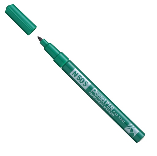 [D83084] Marcatore N50 slim verde punta tonda 3,18mm Pentel