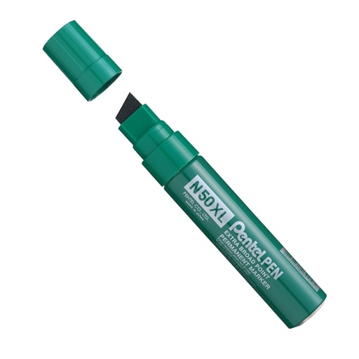 [D83089] Marcatore N50 extra large verde punta a scalpello 8-15,4mm Pentel
