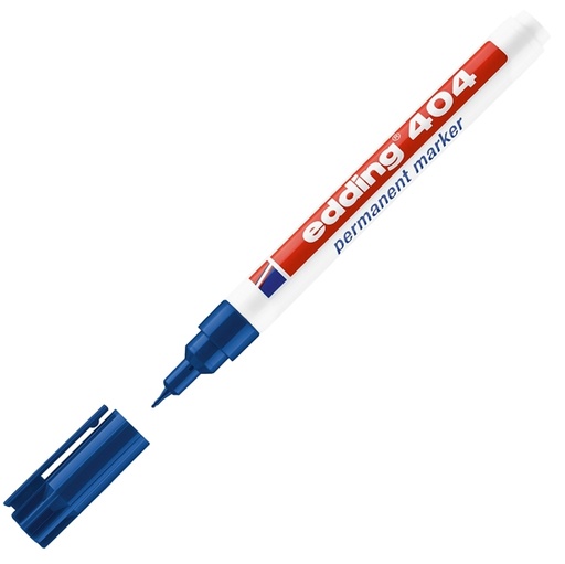 [D83104] Marcatore permanente extra-fine Edding 404 punta 0,75mm blu