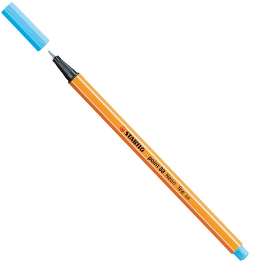 [D83141] Pennarello Point 88 azzurro neon 88/031 Stabilo