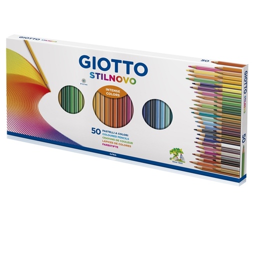 [D83150] ASTUCCIO 50 PASTELLI STILNOVO GIOTTO