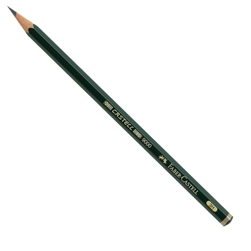 [D83189] MATITA GRAFITE CASTELL 9000 3H esagonale FABER CASTELL