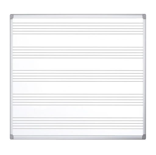 [D83310] Lavagna magnetica con pentagramma 120x120cm Maya Musica Bi-Office