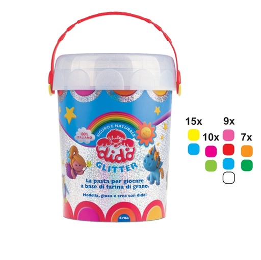 [D83476] Vaso 100 salsicciotti Dido' Glitter 50gr