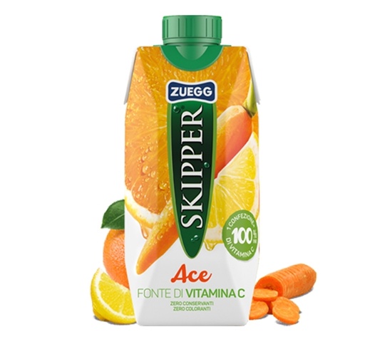 [D83722] Succo Skipper gusto ACE BRICK 330ml Zue gg