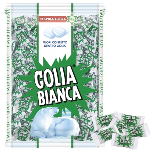 [D84655] Caramelle Golia Bianca busta 1kg (400pz ca)