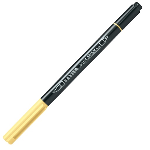 [D85033] Pennarello a 2 punte AQUA BRUSH DUO giallo chiaro LYRA