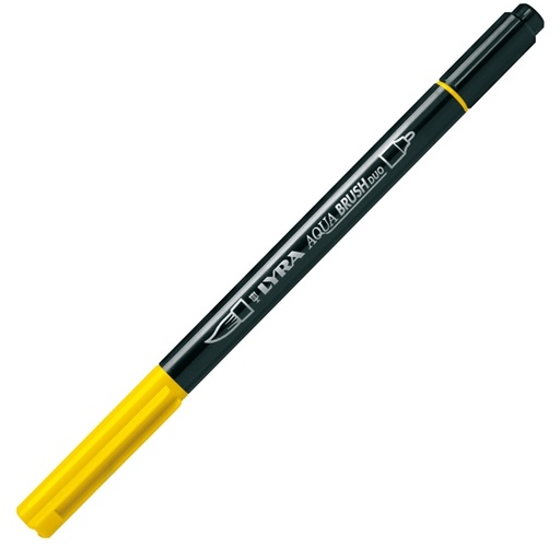 [D85035] Pennarello a 2 punte AQUA BRUSH DUO giallo limone LYRA