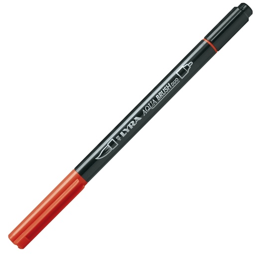 [D85041] Pennarello a 2 punte AQUA BRUSH DUO carminio scuro LYRA