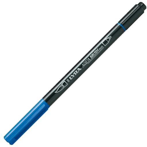 [D85042] Pennarello a 2 punte AQUA BRUSH DUO blu cobalto chiaro LYRA