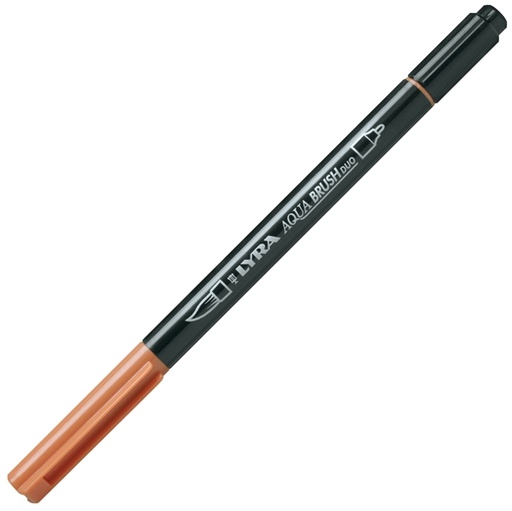 [D85053] Pennarello a 2 punte AQUA BRUSH DUO ocra bruciata LYRA