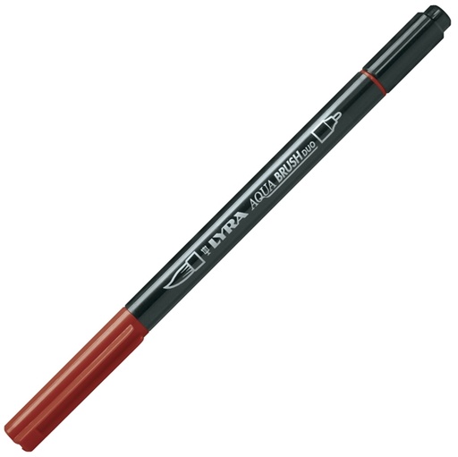 [D85054] Pennarello a 2 punte AQUA BRUSH DUO rosso Venezia LYRA