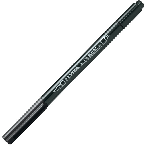 [D85056] Pennarello a 2 punte AQUA BRUSH DUO nero LYRA