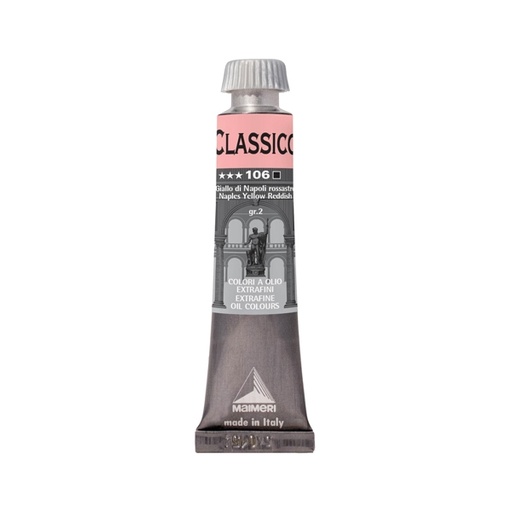[D85062] Colore a olio extrafine 20ml giallo Napoli rossastro Maimeri