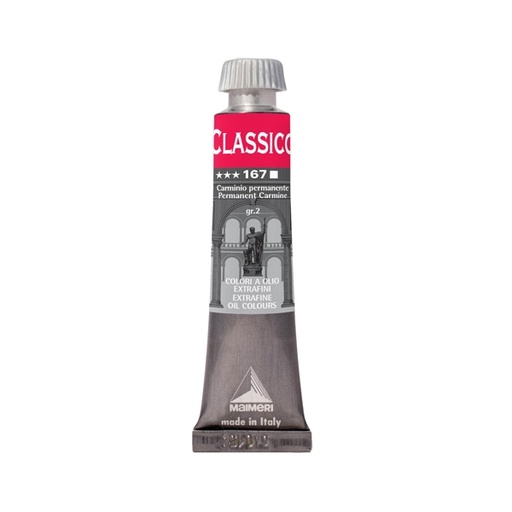 [D85069] Colore a olio extrafine 20ml carminio permanente Maimeri