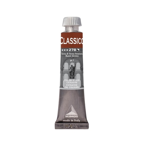 [D85072] Colore a olio extrafine 20ml terra di Siena bruciata Maimeri