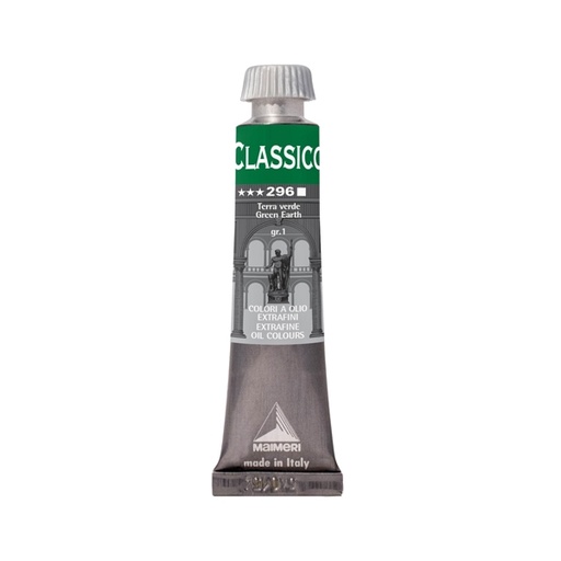 [D85075] Colore a olio extrafine 20ml terra verde Maimeri