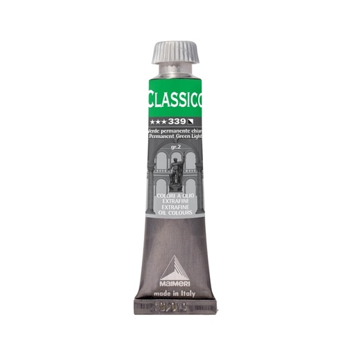 [D85078] Colore a olio extrafine 20ml verde permanente chiaro Maimeri