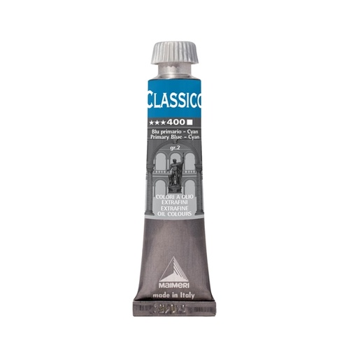 [D85084] Colore a olio extrafine 20ml blu primario cyan Maimeri