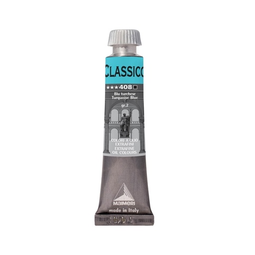 [D85087] Colore a olio extrafine 20ml blu turchese Maimeri
