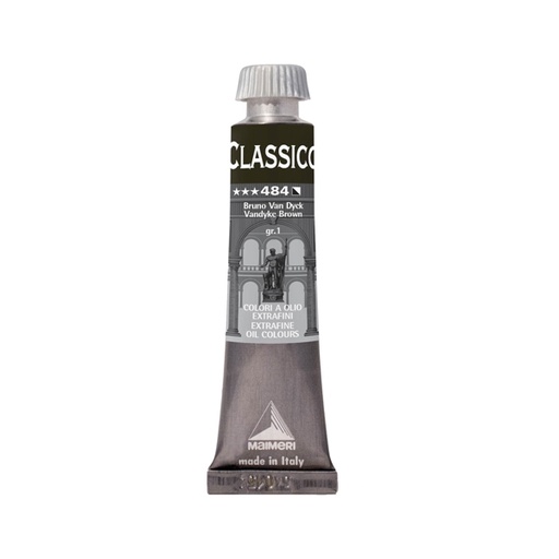[D85090] Colore a olio extrafine 20ml Bruno Van Dyck Maimeri