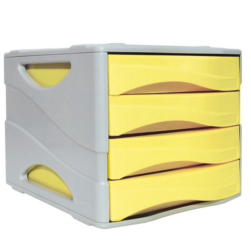 [D85145] Cassettiera Keep Colour Pastel GIALLO Arda