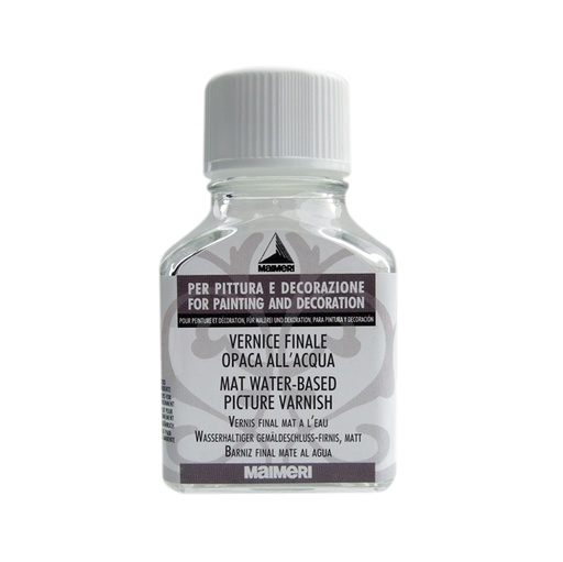 [D85293] Flacone 75ml vernice finale opaca all'acqua Maimeri