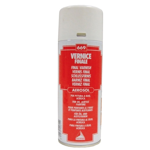 [D85296] Bombola 400 ml vernice finale lucido spray Maimeri
