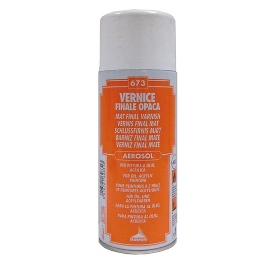 [D85297] Bombola 400 ml vernice finale opaca spray Maimeri