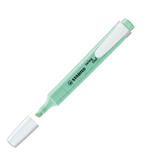 [D85307] Evidenziatore SWING COOL pastel verde menta STABILO 275/116-8