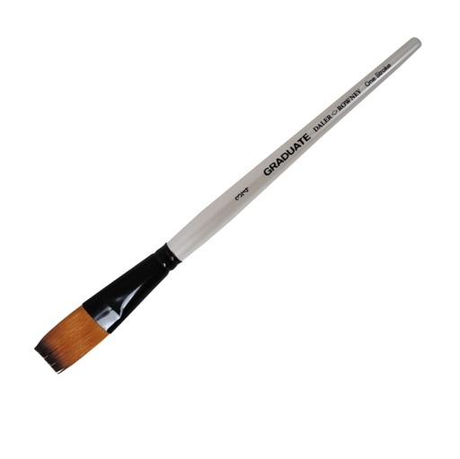 [D85389] Pennello sintetico Graduate Piatto extra lungo manico corto n.3/4 Daler Rowney