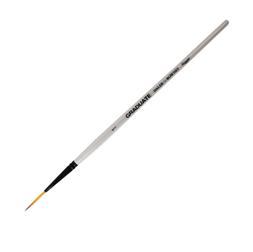 [D85390] Pennello sintetico Graduate Punta lunga n.1 Manico corto Daler Rowney