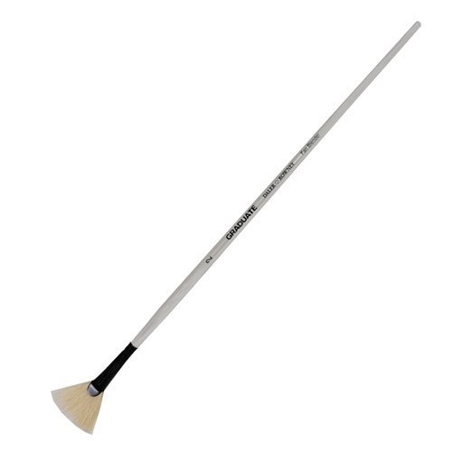 [D85409] Pennello setola naturale Graduate ventaglio n.2 manico lungo Daler Rowney