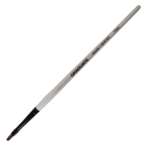 [D85440] Pennello sintetico lingua gatto Graduate n.6 manico lungo Daler Rowney