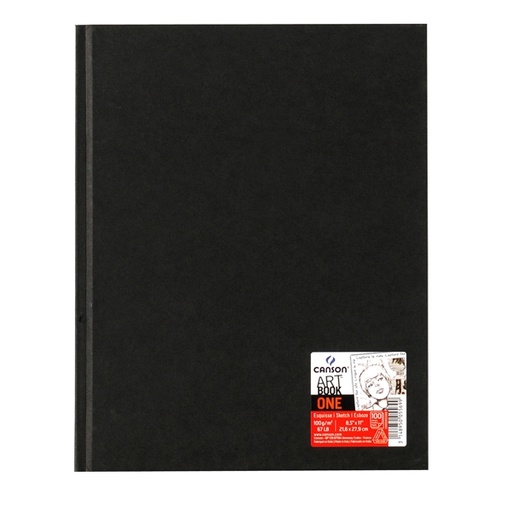 [D85551] Libro rilegato ART BOOK ONE 21,6x27,9cm 100 fg. 100gr.