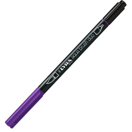 [D85741] Pennarello a 2 punte AQUA BRUSH DUO violetto bluastro LYRA L6520037